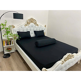 Bộ chăn Drap gối Thun Hàn Quốc Mát Lạnh { 4 món gồm ; ga và 3 áo gối / 5 món gồm chăn, ga và 3 áo gối } đủ size