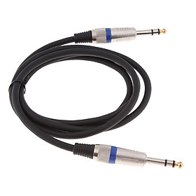 6.35mm to 6.35mm Adapter Cable for Stereo Guitar Mixer Amplifier Speaker