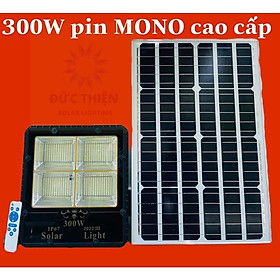 Mua Đèn pha năng lượng mặt trời 300W pin MoNo mới nhất 2022 sáng như đèn điện kín nước IP67