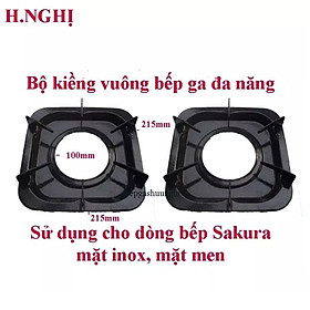 Kiềng vuong đa năng, Sử dụng cho các dòng bếp Sakura mặt inox