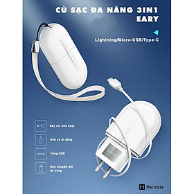 Mua EARY - Sạc điện thoại dây co rút sạc nhanh chóng 3in1 - Home and Garden