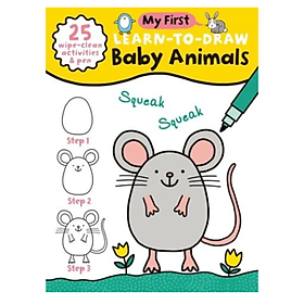 Sách My First Learn To Draw: Baby Animals