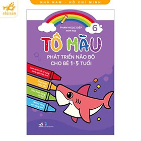 Sách - Bộ Tô màu phát triển não bộ cho bé 1-5 tuổi (10 tập) (Nhã Nam HCM)