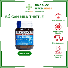 Hình ảnh Viên Uống Thải Độc Gan Blackmores Milk Thistle Hộp 42 viên