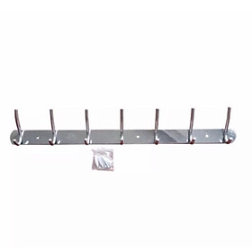 Mua Móc áo treo tường inox dài 50cm 7 mắc