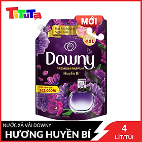 Hình ảnh Nước Xả Vải DOWNY Nước Hoa Cao Cấp Đậm Đặc Hương Huyền Bí Túi 4L