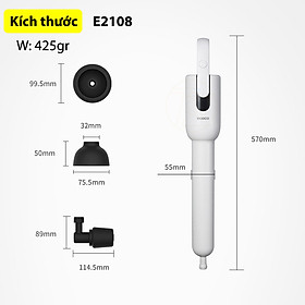 Mua Dụng Cụ Thông Tắc Bồn Cầu Khí Nén 8 Bar E2108 Nhựa Dày Với Lực Bắn Mạnh Nạo Vét Cống Hiệu Quả