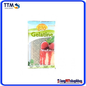 Gelatin hữu cơ  dạng lá  20gr