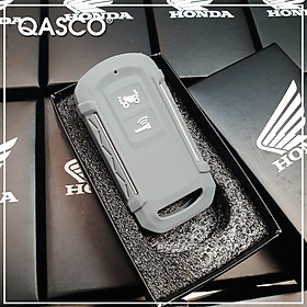 CHÍNH HÃNG HONDA | Bọc (bao) chìa khóa SMARTKEY 2 NÚT LEAD / AB / AIR BLADE/ VARIO / VISION (GHI XÁM)