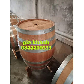 Mua thùng đựng rượu vang gỗ sồi 100l dáng đứng