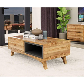 Bàn sofa đơn giản thiết kế phong cách hiện đại tiết kiệm diện tích BSF13 màu vân gỗ sáng