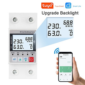 Mua Thiết Bị Bảo Vệ Nguồn Thông Minh Wifi 5 In 1 (Công Tơ  Bảo Vệ Quá Áp  Thấp Áp  Qúa Nhiệt  Chống Giật)