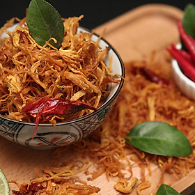 BÁO GIÁ Khô Gà Lá Chanh 250g | Shopee Lazada Sendo Tiki mới nhất 24 Khô gà lá chanh mềm cay Heo Mi 250g