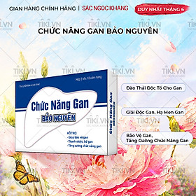Thực phẩm bảo vệ sức khỏe Viên uống Chức năng gan Bảo Nguyên