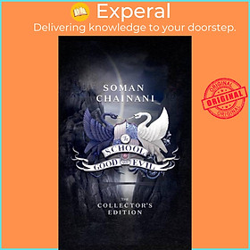 Sách - The School for Good and Evil by Soman Chainani (UK edition, hardcover)