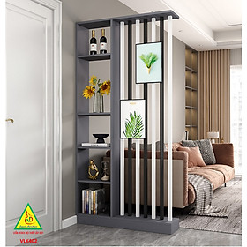 Mua Vách ngăn phòng khách nhà bếp   vách ngăn liền kệ VLK402 - NỘI THẤT LẮP RÁP VIENDONGADV