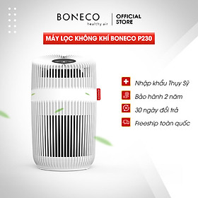 Máy Lọc Không Khí BONECO P230 Tạo Ion Âm, Khử Mùi Trong Phòng, Bộ Lọc HEPA Lọc Bụi, Vi Khuẩn, Virus - Hàng Chính Hãng
