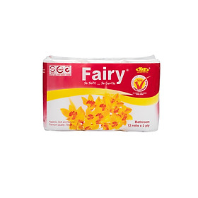 Giấy Vệ Sinh Fairy 12 cuộn đỏ có lõi