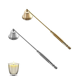 Eteignoir bougie 2 miếng nến đầu bằng thép không gỉ không gỉ không gỉ nến không gỉ Courgie Courgie để dập tắt an toàn hoặc ruy băng an toàn và ruy băng