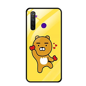 Ốp Lưng Kính Cường Lực cho Điện thoại Realme 5 Pro - 0348 KAKAO01 - Hàng Chính Hãng