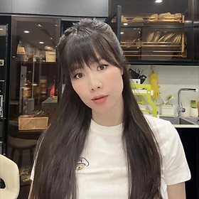 Mái nửa trước cắt tỉa sole tóc th.ật - Tóc Giả Vân Anh