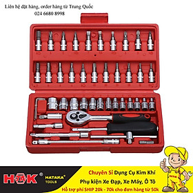 Mua Bộ tay khẩu mở bu lông  ốc vít 46 chi tiết