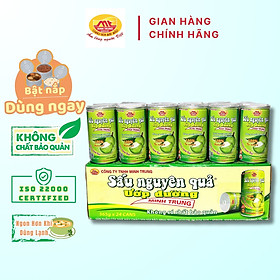 Sấu Nguyên Quả Ướp Đường Minh Trung 365g- Thùng 24 Lon Nước Sấu 24