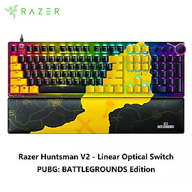 Bàn Phím cơ Razer Huntsman V2-Linear Optical Switch-PUBG: Battlegrounds Edition - Hàng chính hãng