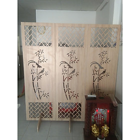 Mua VÁCH TRÚC BÌNH PHONG VÂN GỖ (giá cho 1 tấm 60cm) hình là 3 tấm
