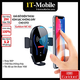 Mua Giá Đỡ Điện Thoại Kèm Sạc Không Dây Earldom WC-03 - Hàng Chính Hãng