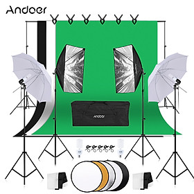Bộ Đèn Và Phông Nền Background Chụp Ảnh Andoer-2