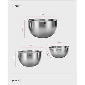SET 3 ÂU - THAU TRỘN INOX XUẤT XỊN CỦA ZWILLING