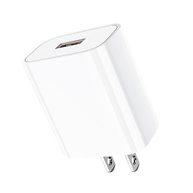 Mua Củ sạc nhanh 5A/22.5W Hoco DC19 chuôi dẹt chất liệu cao cấp 1 cổng USB hỗ trợ sạc VOOC - Hàng chính hãng