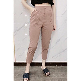 Quần Baggy Đũi Khóa Cúc Lưng Chun