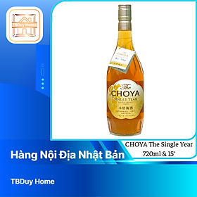 Rượu mơ CHOYA Single Year 720ml Nhật Bản