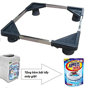 Mua Chân kê máy giặt  tủ lạnh điều chỉnh được kích thước+tặng bột tẩy lồng máy giặt