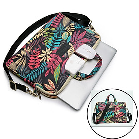 Túi chống sốc cho macbook, laptop quai đeo họa tiết đẹp Kimac