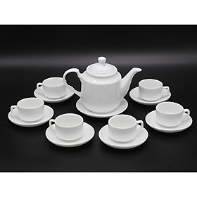 Mua Bộ ấm trà Bát Tràng dáng Tiệp