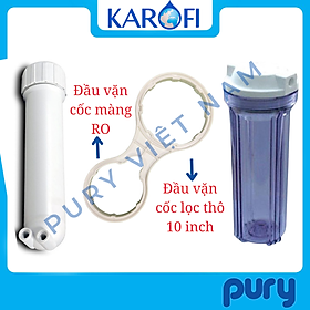 Mua Tay vặn cốc lọc nước 10inch và màng lọc ro đa năng