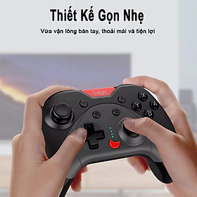 Mua IPEGA Tay Cầm Chơi Game Bluetooth PG-SW023A - Bộ Điều Khiển Trò Chơi Sáu Trục Rung Không Dây Dành Cho Bảng Điều Khiển N-S/P3/Android/PC (Win7/8/10) Màu Đen - Hàng Nhập Khẩu