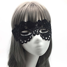 Women Masquerade Eye Mask Cosplay Costume Fancy Dress Lace Eyemask Decor Face Cover Fun Costume Accessories for Carnival Party Festivals
