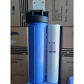 Mua BỘ LỌC THÔ BIGLUE 20IN LY LỌC ĐẦU NGUÔN  LY 20IN-GỒM LY LỌC 20IN LÕI 20IN PAT TREO TAY VẶN