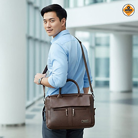 Cặp Công Sở Xbags Lavish – Cặp Laptop Cao Cấp Da Si Extra, Thiết Kế Sang Trọng Lịch Lãm Bền Bỉ XB 4301!