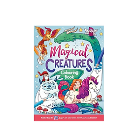 Sách tô màu sinh vật huyền bí Awesome Colouring Magical Creatures | Bookmedi sách chính hãng