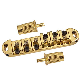 Roller Saddle Bridge for Les Paul Electric Guitar Gold Plated