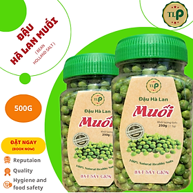 ĐẬU HÀ LAN SẤY MUỐI - COMBO 2 HŨ MỖI HŨ 250G