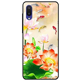 Ốp lưng dành cho Samsung Galaxy A02 - A02s - mẫu Sen Nở Và Koi