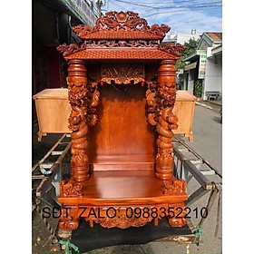 Mua Bàn thờ thần tài mái ngói Cao Cấp 81 x 147cm - Đồ Gỗ Vinh