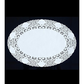 Mua Giấy lót viền hoa hình Oval 17 x 24cm (250 tờ/xấp)