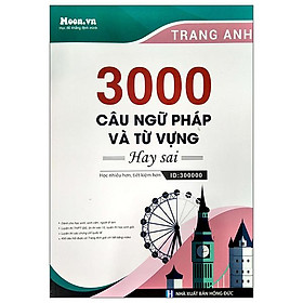 3000 câu ngữ pháp và từ vựng hay sai